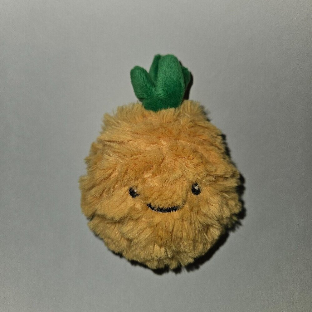 Pineapple Plush Lovey Rattle Small 4" Stuffed Animal Baby Toy SOFT